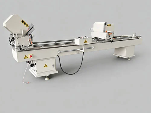 400mm Double Head Cutting Saw Pvc Window Profile Processing Equipment